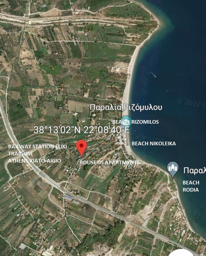 Rousetis Apartments Aígion Ngoại thất bức ảnh